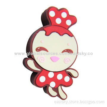 Custom Girl-shaped USB Flash Drive, Made of Soft PVC Material, OEM Orders are WelcomeNew